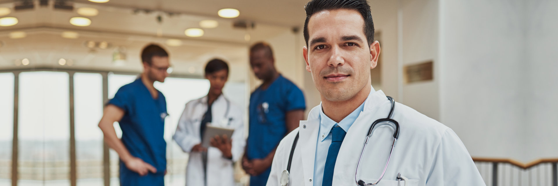 Group of doctors discussing