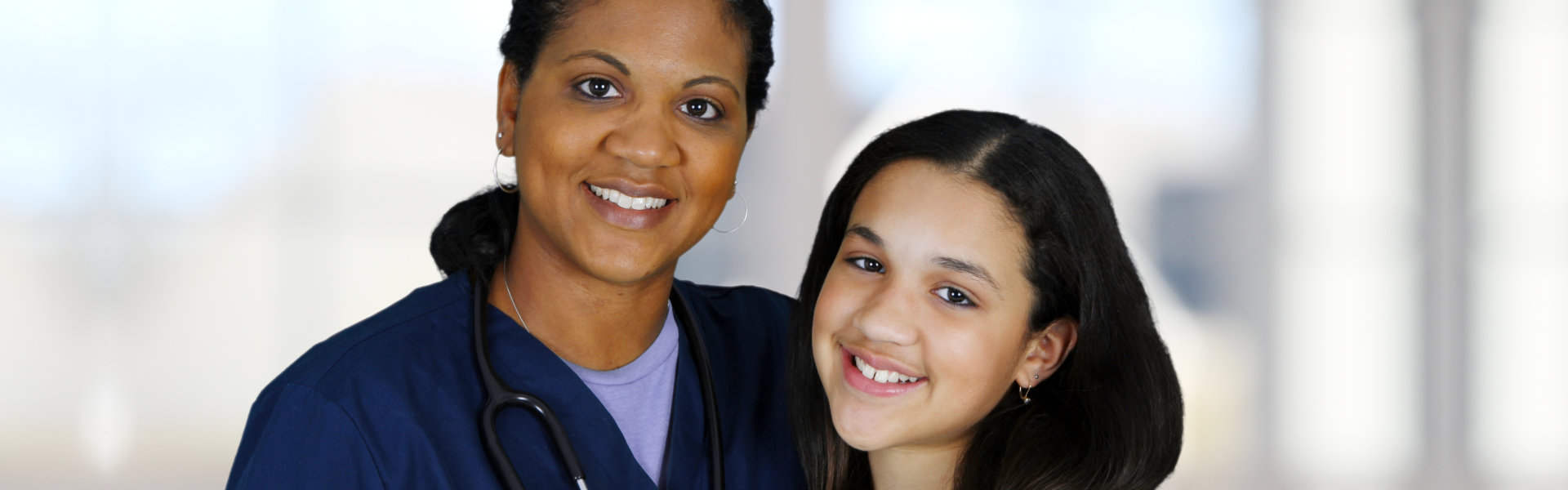 Nurse with a patient